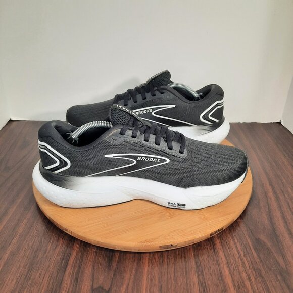 Brooks Glycerin 21 Womens Size 9.5 Shoes Black White Athletic Running Sneakers - Picture 5 of 10